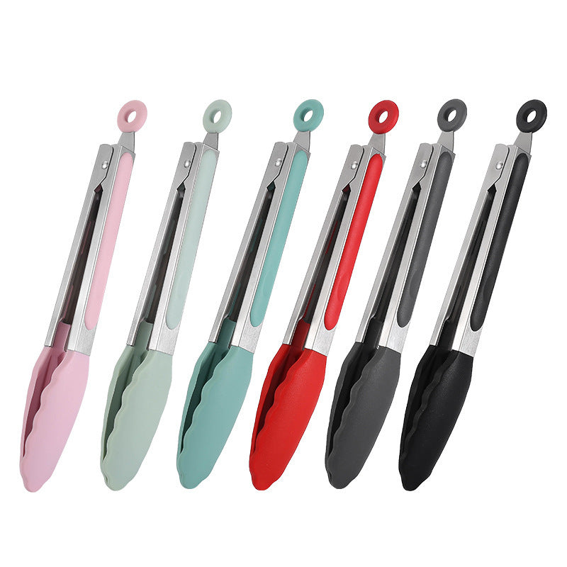 Candy-colored Silicone 9-inch Food Clip Barbecue Bread Clip