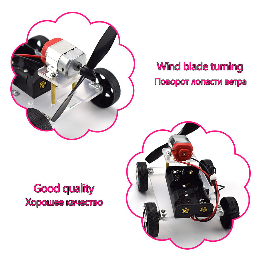 Wind Car Diy Electronic Kit Science Toys Children's