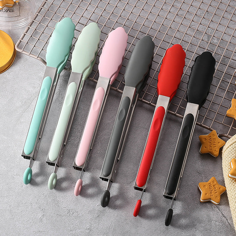 Candy-colored Silicone 9-inch Food Clip Barbecue Bread Clip